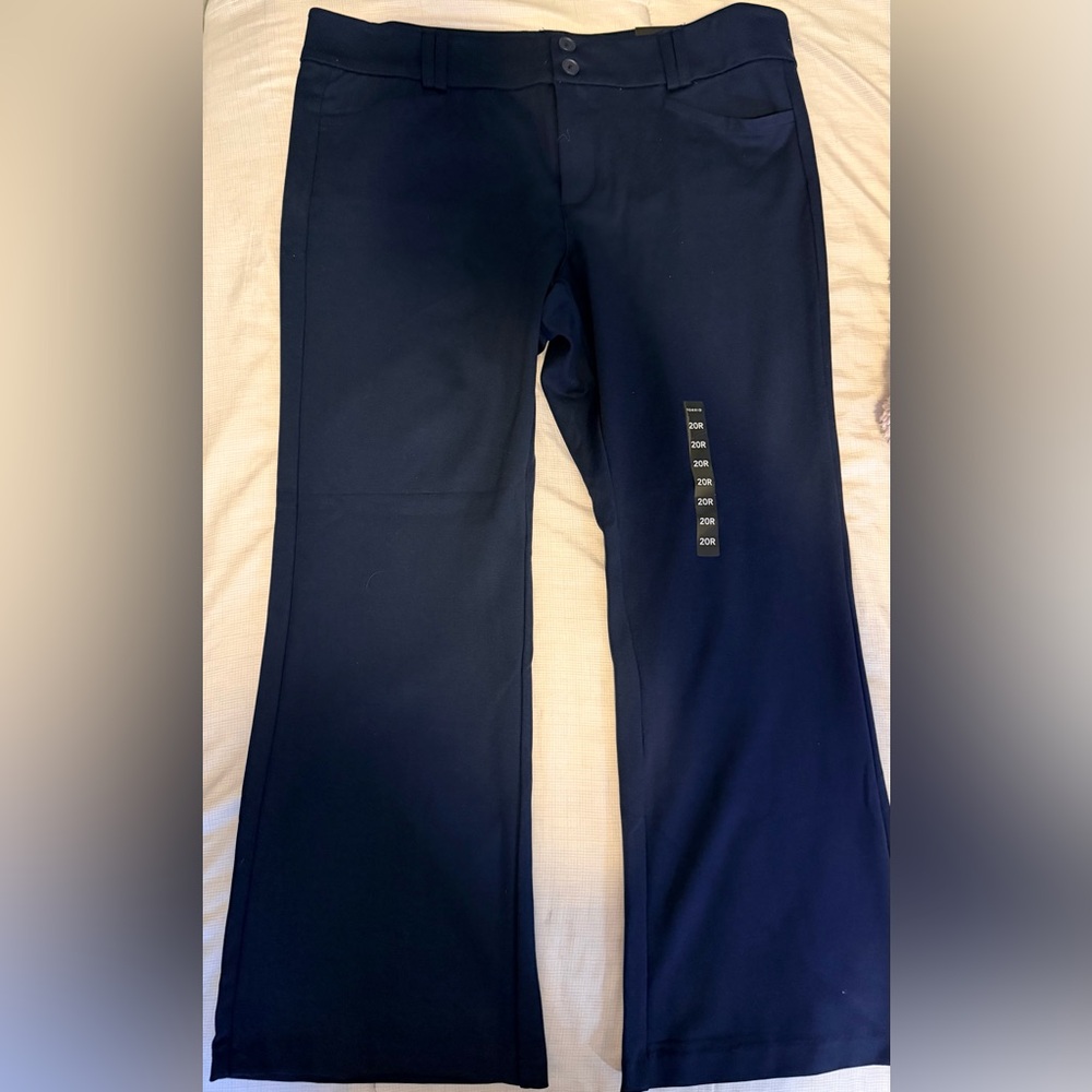 Torrid Navy Trouser Bootcut Ponte Pant - Picture 4 of 7